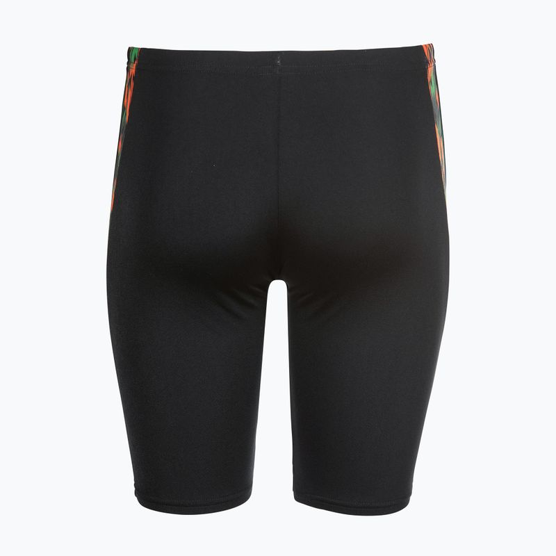 Gyermek úszó jammer arena Print Swim black/orange multi 2