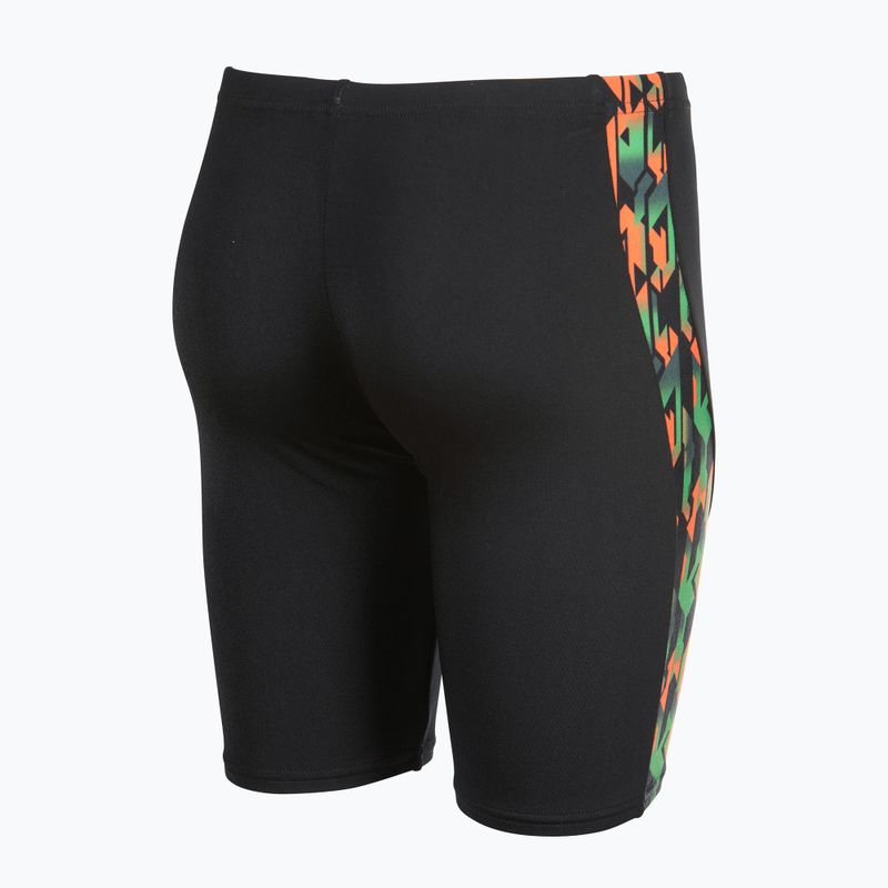 Gyermek úszó jammer arena Print Swim black/orange multi 4