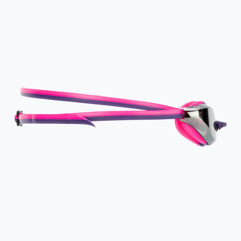 Gyermek úszószemüveg arena Python Mirror Jr silver/shocking pink/plum 3