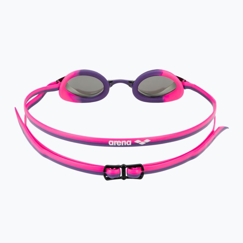 Gyermek úszószemüveg arena Python Mirror Jr silver/shocking pink/plum 4