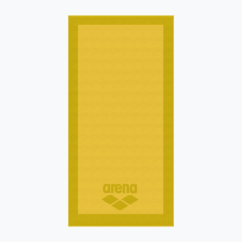 Törölköző arena Bicolor Velour golden khaki 2