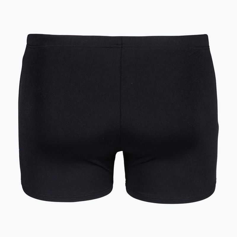 Férfi úszó boxer nadrág arena Graphic Swim Short black/turquoise 2