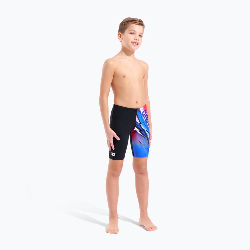 Gyerek jammer úszónadrág arena Loud Swim Jammer black/multi 2