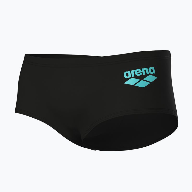 Férfi úszó boxer nadrág arena One Low Waist Short Big Logo black/black 3