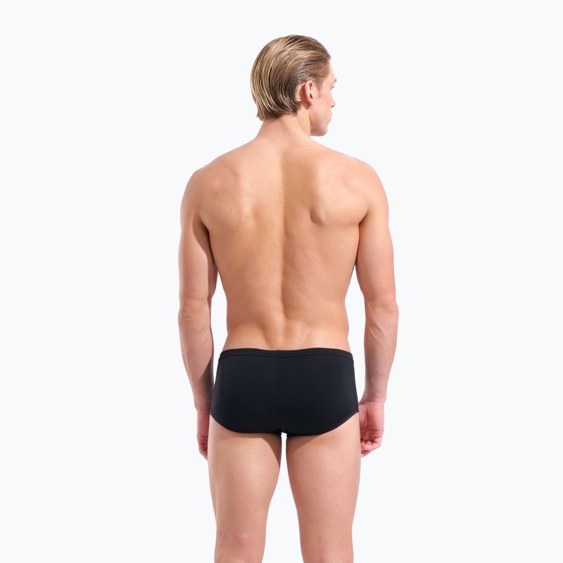 Férfi úszó boxer nadrág arena One Low Waist Short Big Logo black/black 7