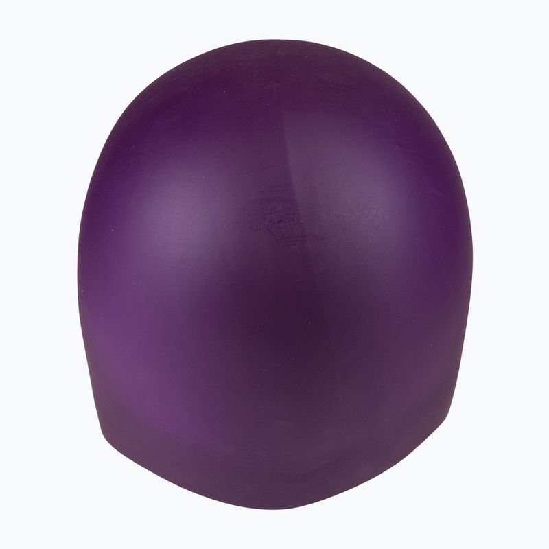 Úszó sapka arena Long Hair plum/white 4