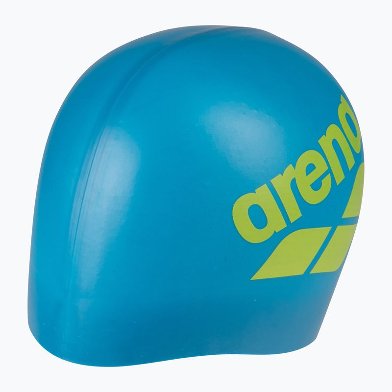 Úszó sapka arena Big Logo blue cosmo/artic lime 3