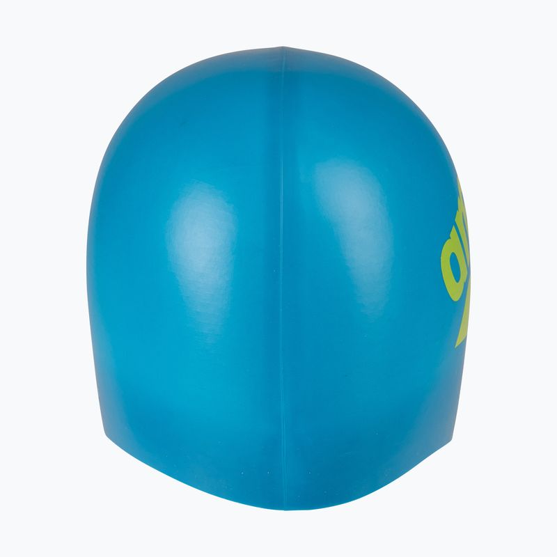 Úszó sapka arena Big Logo blue cosmo/artic lime 5