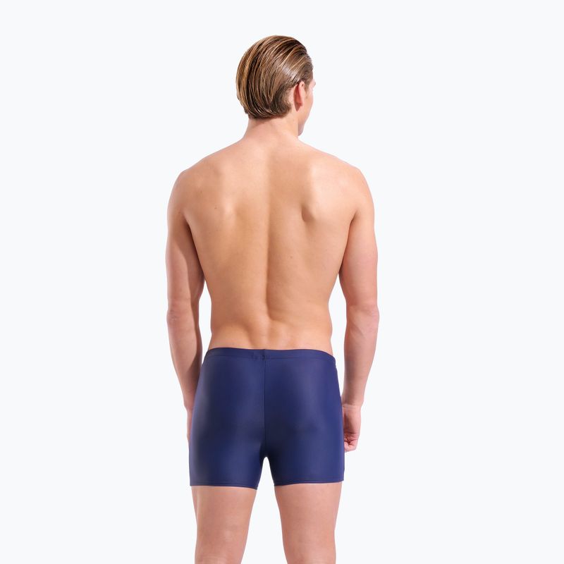 Férfi úszó boxer nadrág arena Basic Swim Short navy/white 7