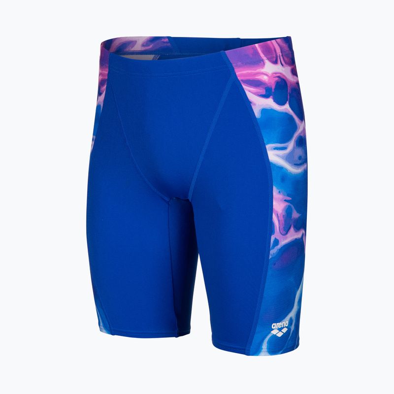 Férfi úszójammerek arena Earth Swim Jammer neon blue/neon blue multi 3