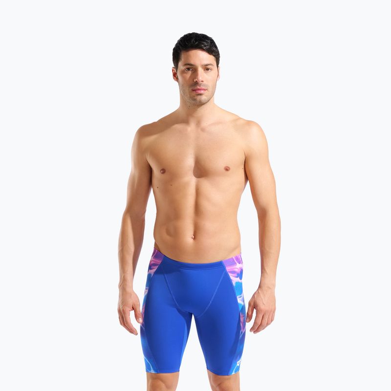 Férfi úszójammerek arena Earth Swim Jammer neon blue/neon blue multi 5