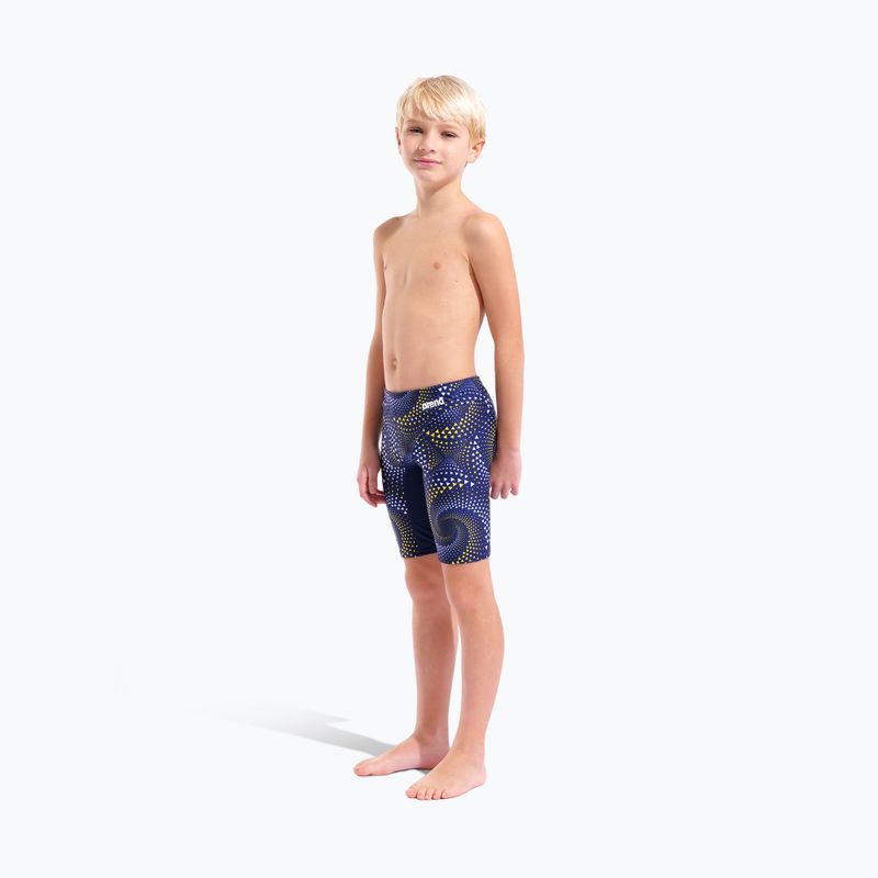 Gyerek jammer úszónadrág arena Fireflow Swim Jammer navy/team navy yellow 6