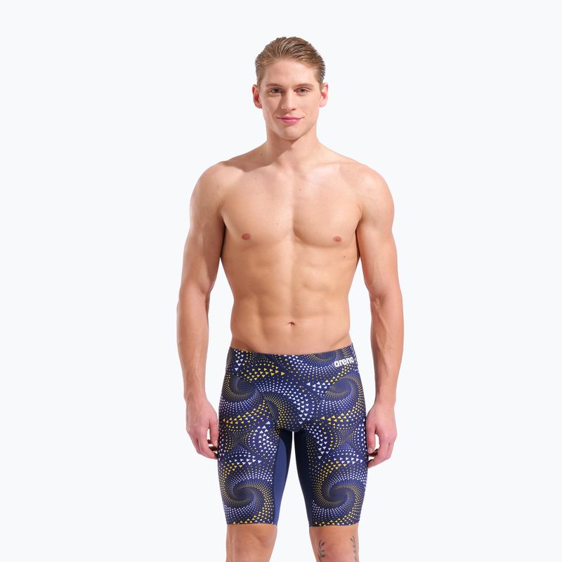 Férfi úszójammerek arena Fireflow Swim Jammer navy/tteam navy yellow 5