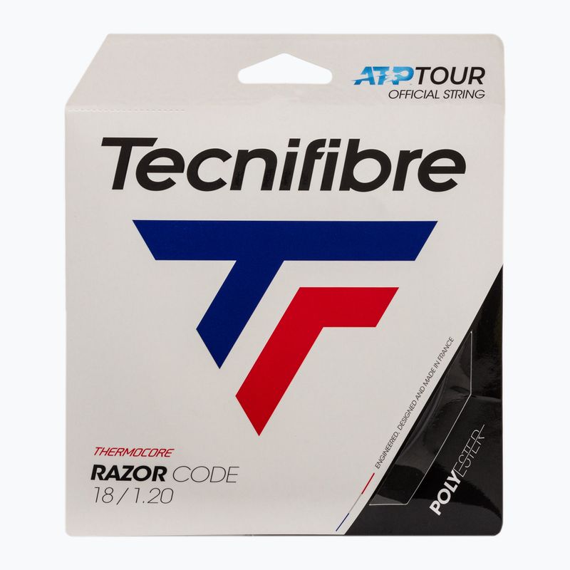 Tenisz húr Tecnifibre Razor kód fekete 04GRA120XC