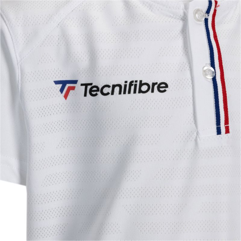 Tecnifibre gyermek teniszpóló Polo fehér 22F3VE F3 3