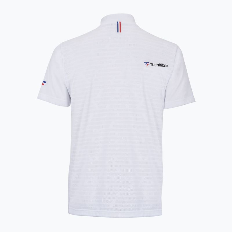 Férfi teniszpóló Tecnifibre Polo fehér 22F3VE F3 2