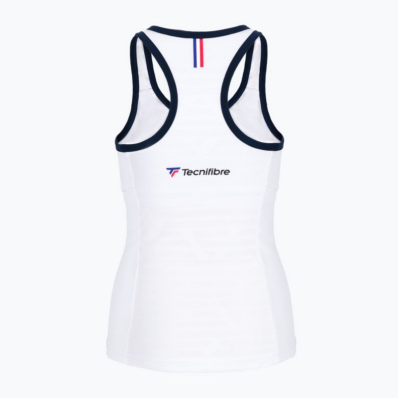 Tecnifibre gyermek tenisz póló Tank fehér 22LAF3 F3 2