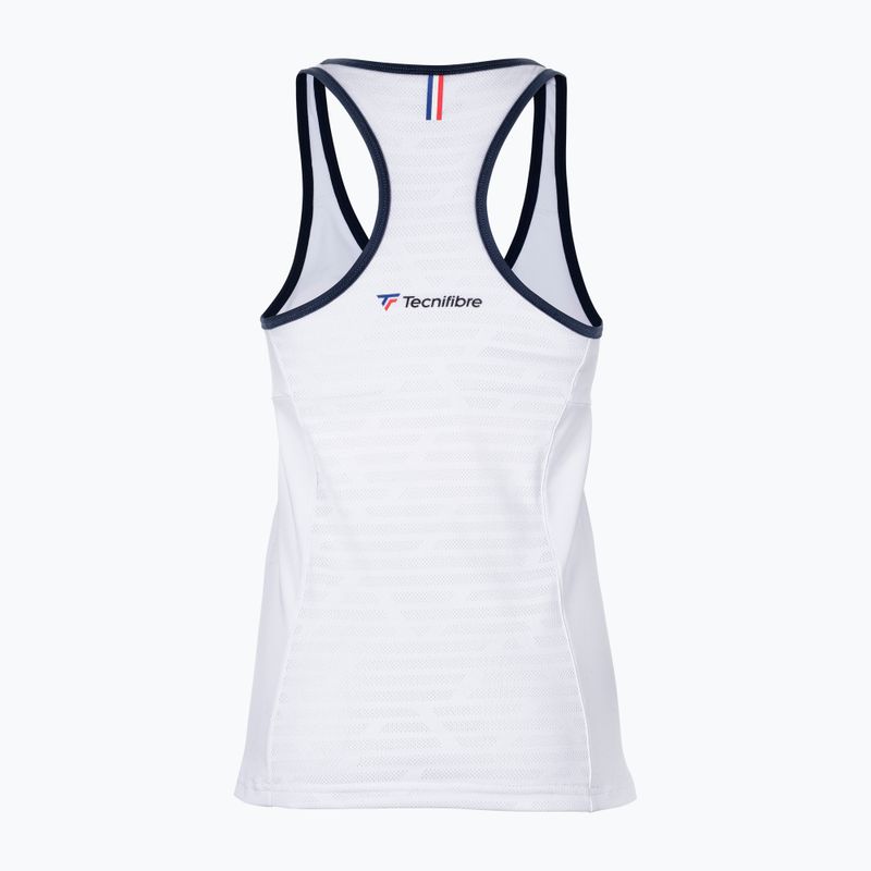 Tecnifibre gyermek tenisz póló Tank fehér 22LAF3 F3 7