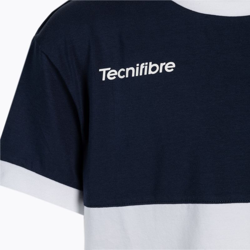 Tecnifibre Stretch fehér és kék gyermek teniszpóló 22F1ST F1 3