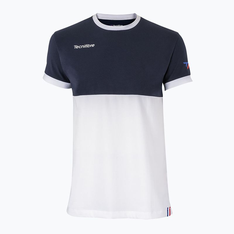 Tecnifibre Stretch fehér és kék gyermek teniszpóló 22F1ST F1 6