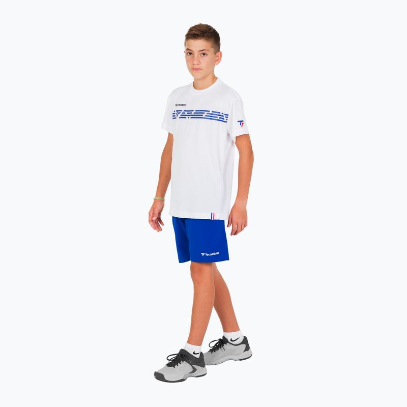 Tecnifibre gyermek teniszpóló Airmesh fehér 22F2ST F2 8