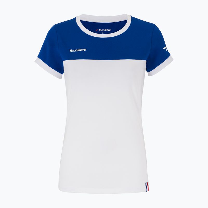 Női tenisz póló Tecnifibre Stretch fehér 22LAF1 F1