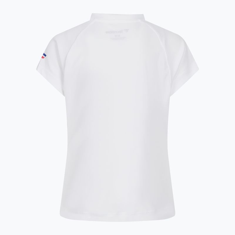 Tecnifibre F2 Airmesh gyermek teniszpóló fehér 22LAF2RO0B 22LAF2RO0B 2