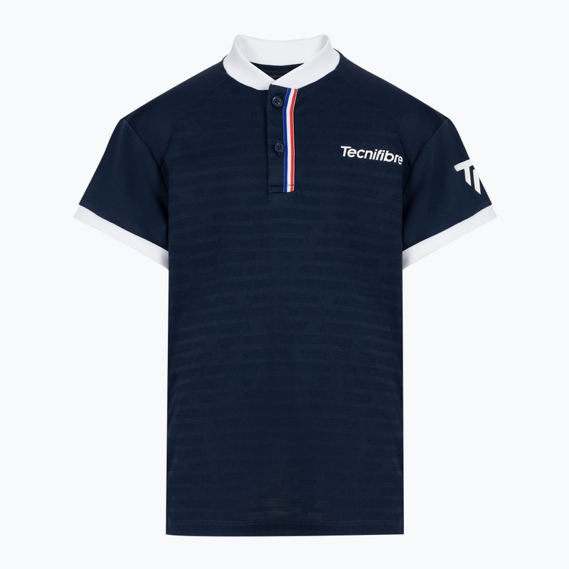Gyermek tenisz póló Tecnifibre Polo kék 22F3PO F3