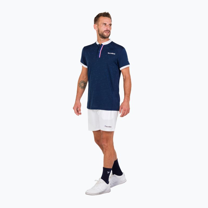 Férfi teniszpóló Tecnifibre Polo kék 22F3PO F3 3