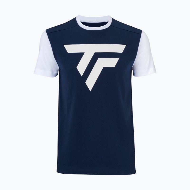 Férfi Tecnifibre Club teniszpóló tengerészkék 22CLUBTEE 22CLUBTEE