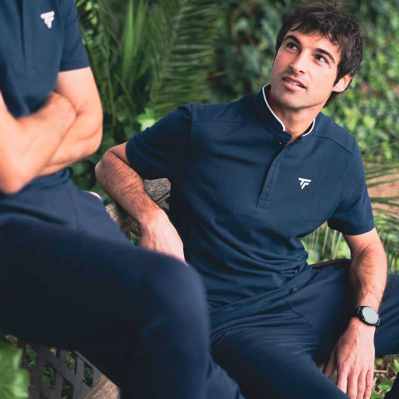 Férfi teniszpóló Tecnifibre Polo Pique navy blue 25POPIQ224 5