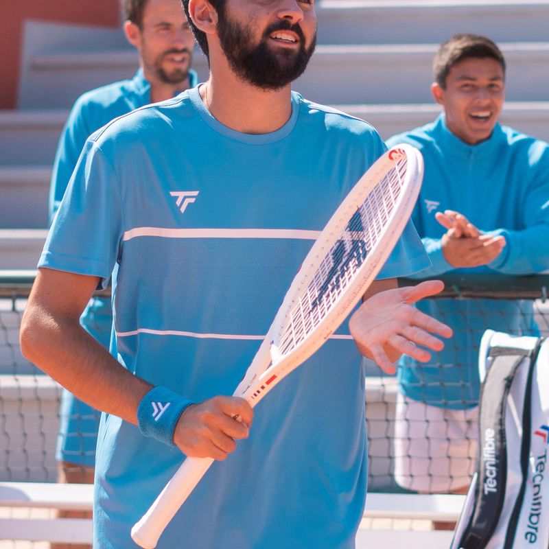 Férfi tenisz póló Tecnifibre Team Tech Tee kék 22TETEAZ35 6