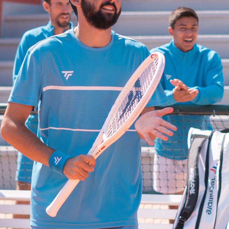 Gyermek teniszpóló Tecnifibre Team Tech Tee kék 22TETEAZ3D 5