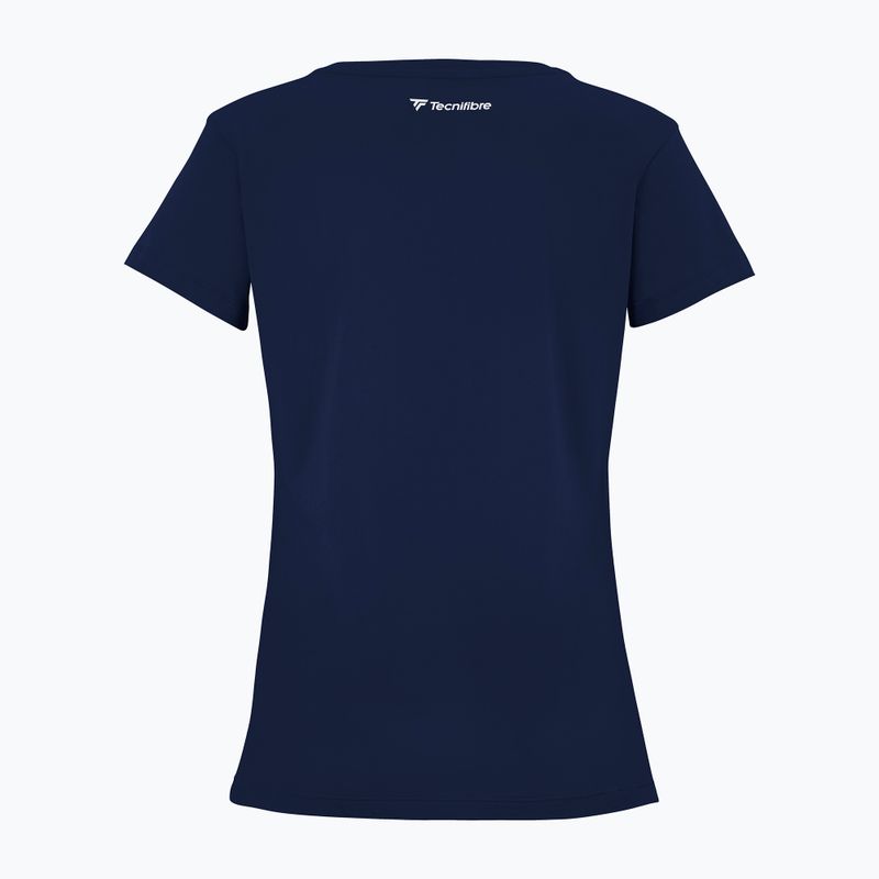 Női teniszpóló Tecnifibre Team Cotton Tee sötétkék 22WCOTEM34 3