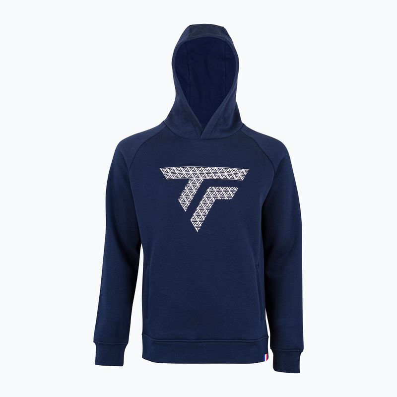 Pulóver Tecnifibre Fleece Hoodie marine