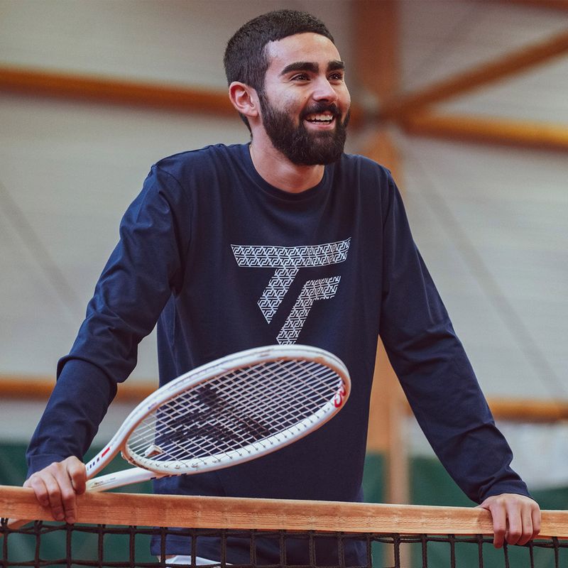 Férfi hosszú ujjú felső Tecnifibre Training Tee marine 3