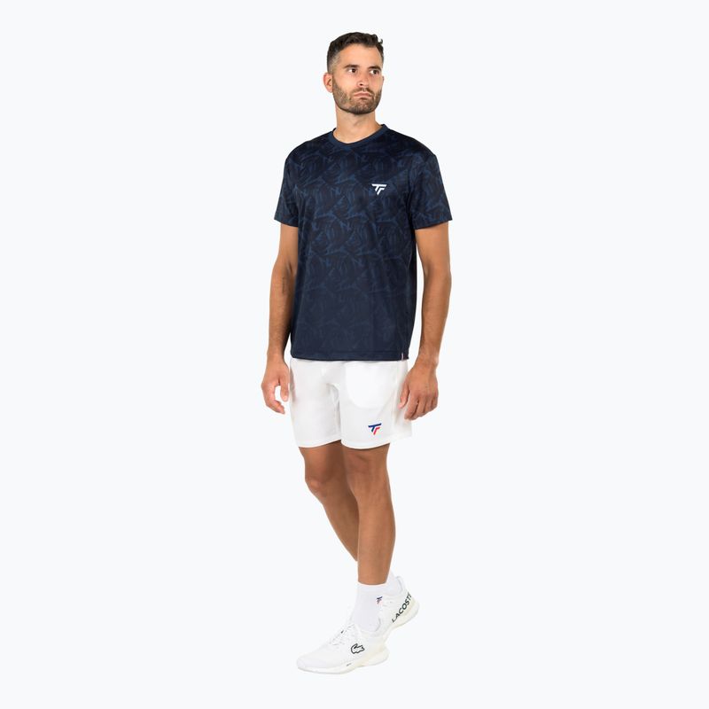 Férfi tenisz póló Tecnifibre X-Loop Tee marine 2