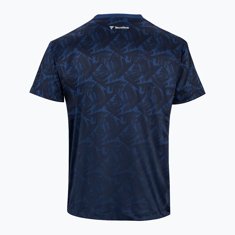 Férfi tenisz póló Tecnifibre X-Loop Tee marine 4