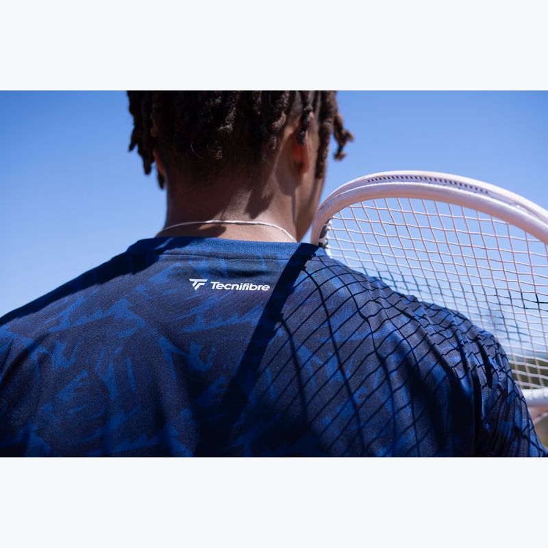 Férfi tenisz póló Tecnifibre X-Loop Tee marine 12