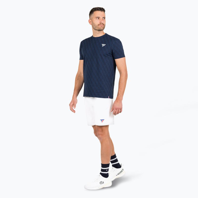 Férfi teniszpóló Tecnifibre Graphic Tee Stretch navy 2