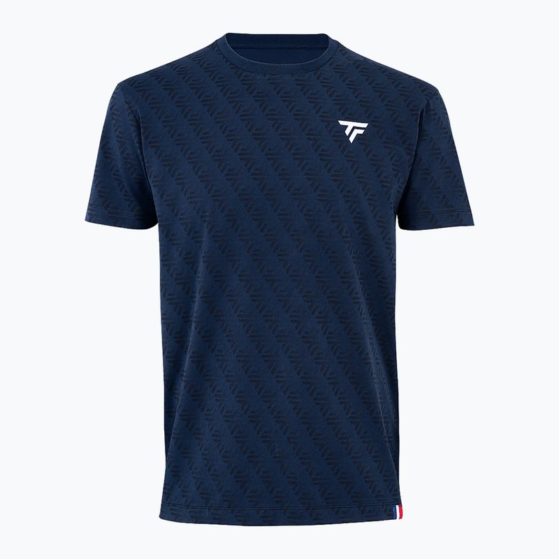 Férfi teniszpóló Tecnifibre Graphic Tee Stretch navy 3