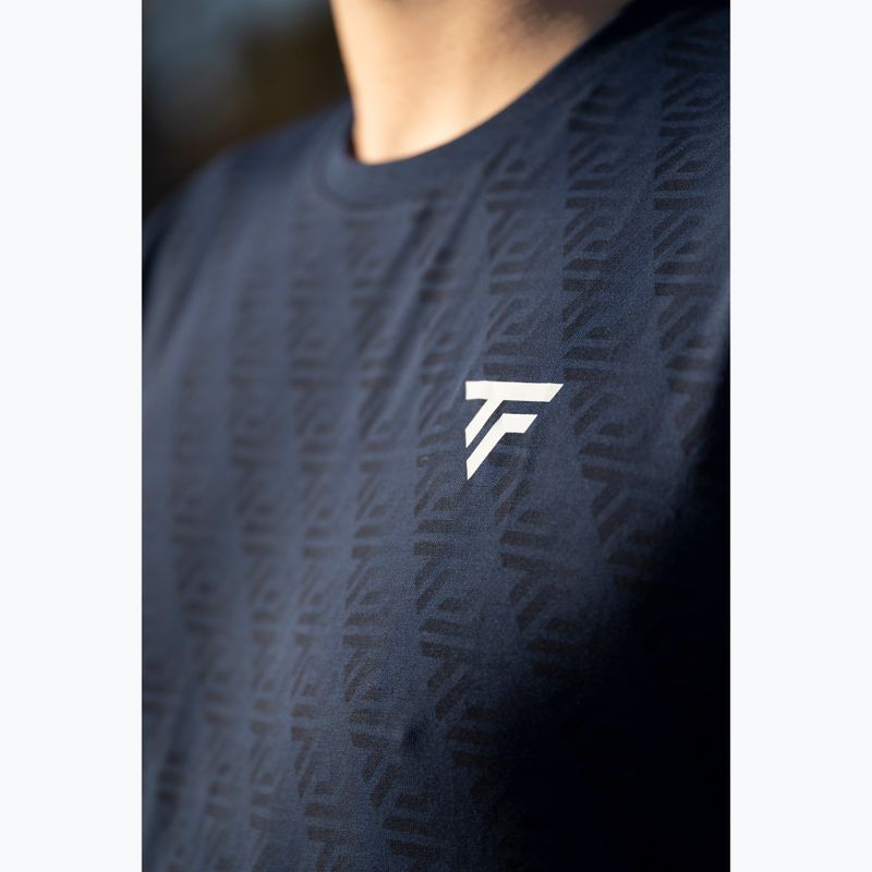 Férfi teniszpóló Tecnifibre Graphic Tee Stretch navy 5