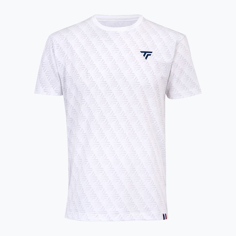 Férfi teniszpóló Tecnifibre Graphic Tee Stretch white 3