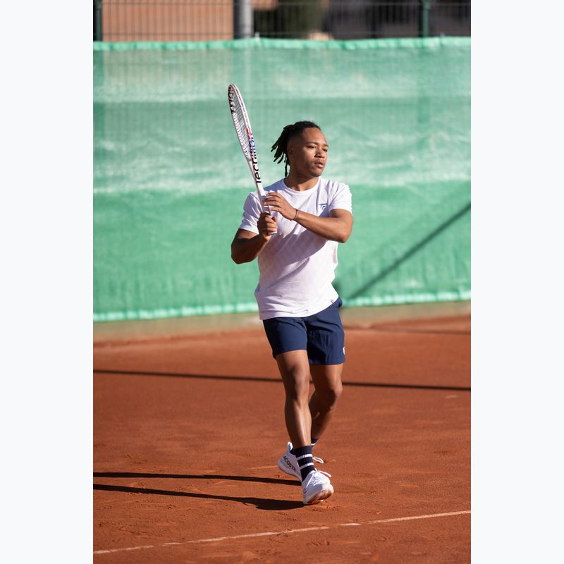 Férfi teniszpóló Tecnifibre Graphic Tee Stretch white 6