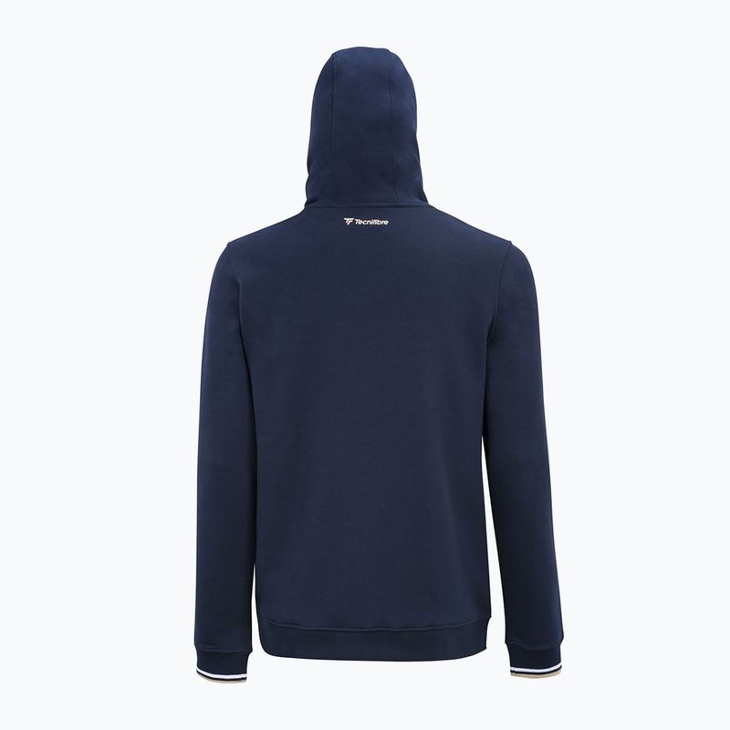 Kapucnis pulóver Tecnifibre Fleece Hoodie navy 2