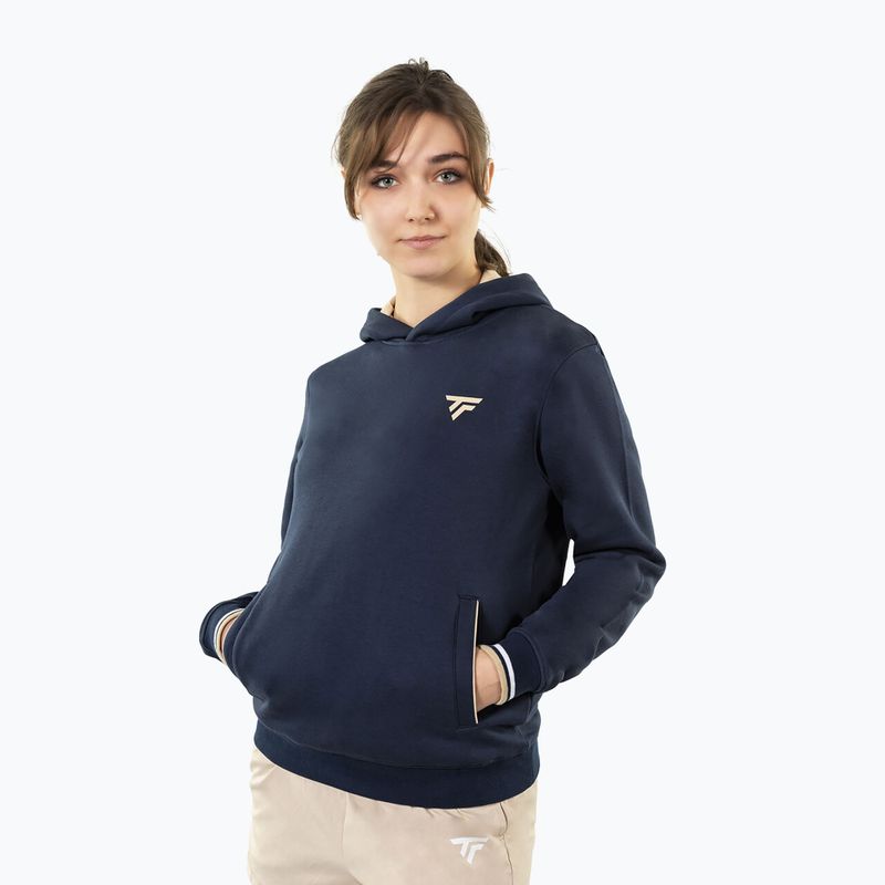 Kapucnis pulóver Tecnifibre Fleece Hoodie navy 4