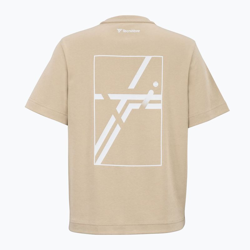 Női póló Tecnifibre Graphic Tee W sand 5