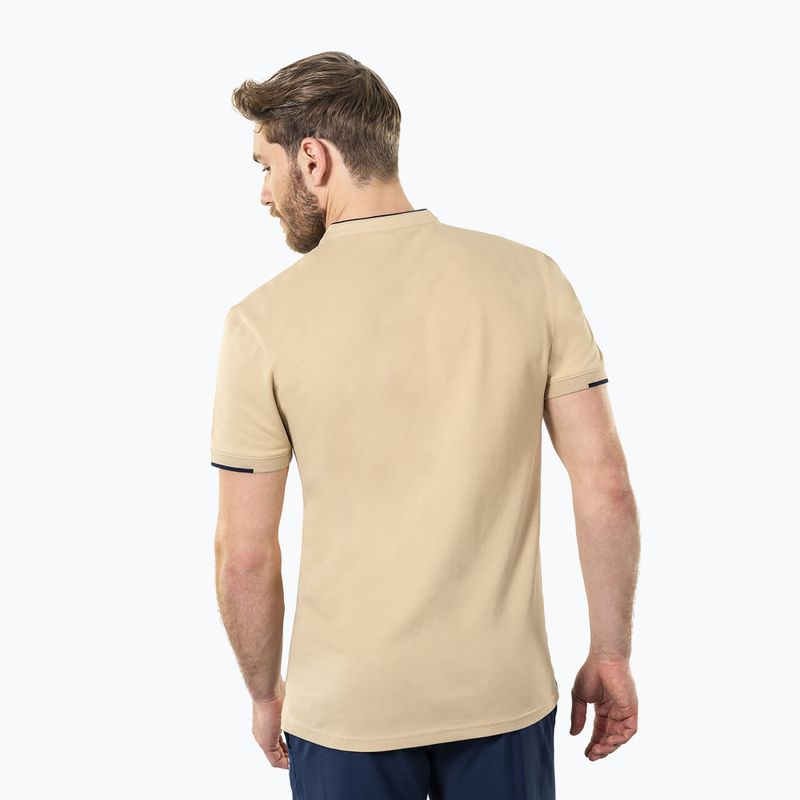 Férfi galléros póló Tecnifibre Polo Pique sand 3