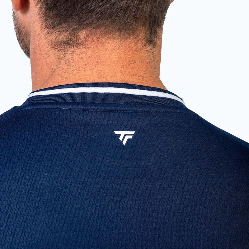 Férfi teniszpóló Tecnifibre Team Tech marine 3