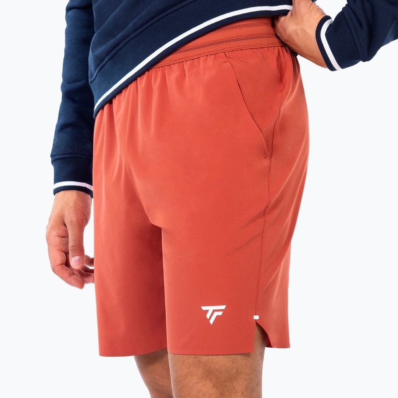 Férfi teniszshort Tecnifibre Team Stretch Short terracotta